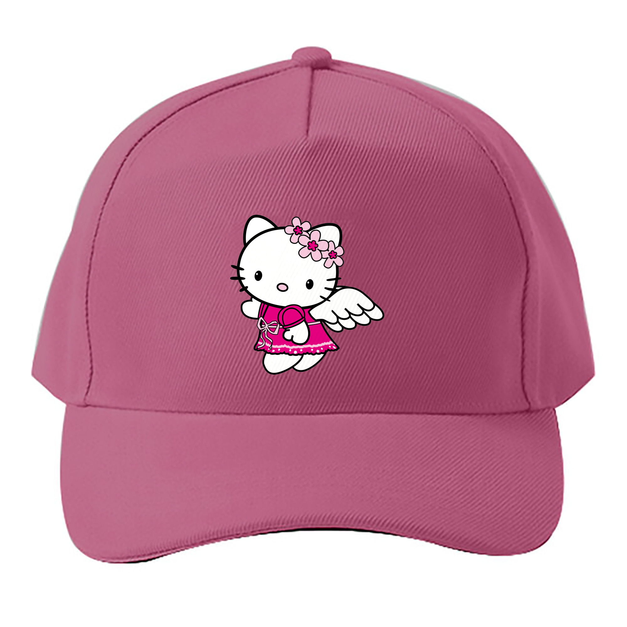 （画像用） Hello Kitty ハローキティ ベースボールキャップ 綿100％ 男女兼用 帽子 スポーツ